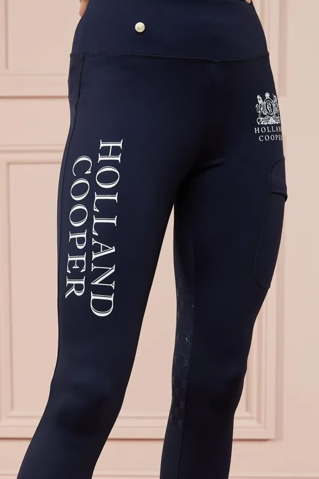 Women Sport Legging Ink Navy Holland Cooper Leggings