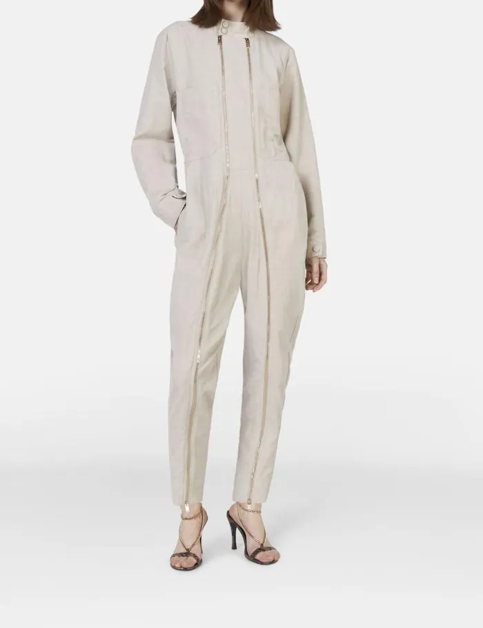 Women Stella Iconics Utility Jumpsuit Desert Beige Stella McCartney Jumpsuits