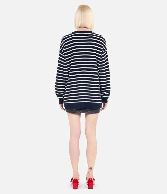 Women Striped Wool Cardigan THE KOOPLES Sweaters
