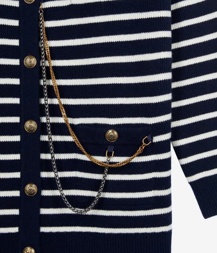 Women Striped Wool Cardigan THE KOOPLES Sweaters