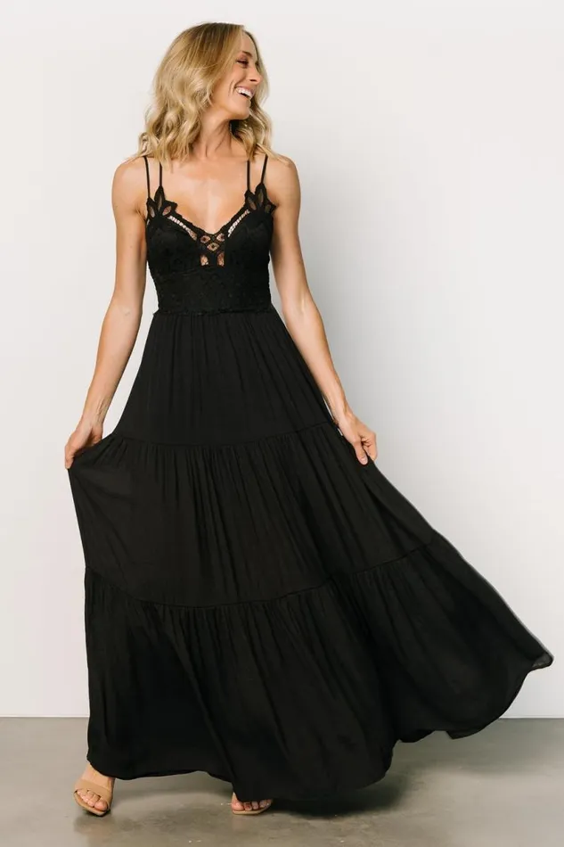 Women Summerlin Lace Top Maxi Dress Black Baltic Born The Guest Edit Women Summerlin Lace Top Maxi Dress Black Baltic Born The Guest Edit