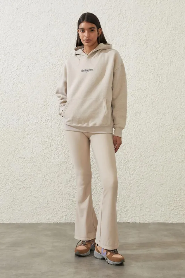 Women Sweats and Hoodies Cotton On Plush Premium Hoodie White Pepper Marleval Gardena