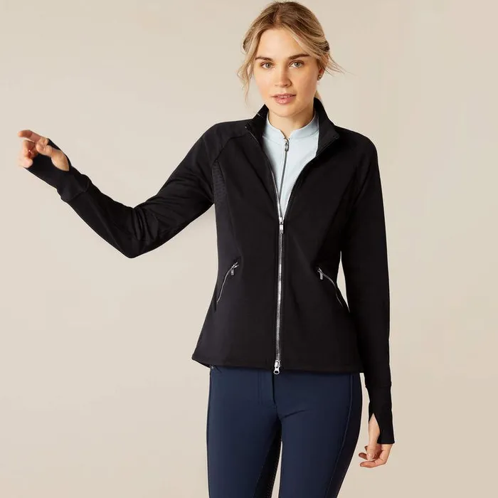 Women Sweatshirts and Hoodies Ariat Bellatrix Full Zip Sweatshirt Black