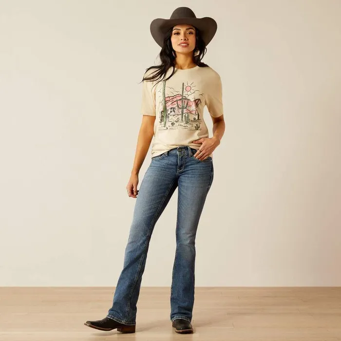 Women TShirts and Tops Ariat Ariat Horse With No Name TShirt Natural