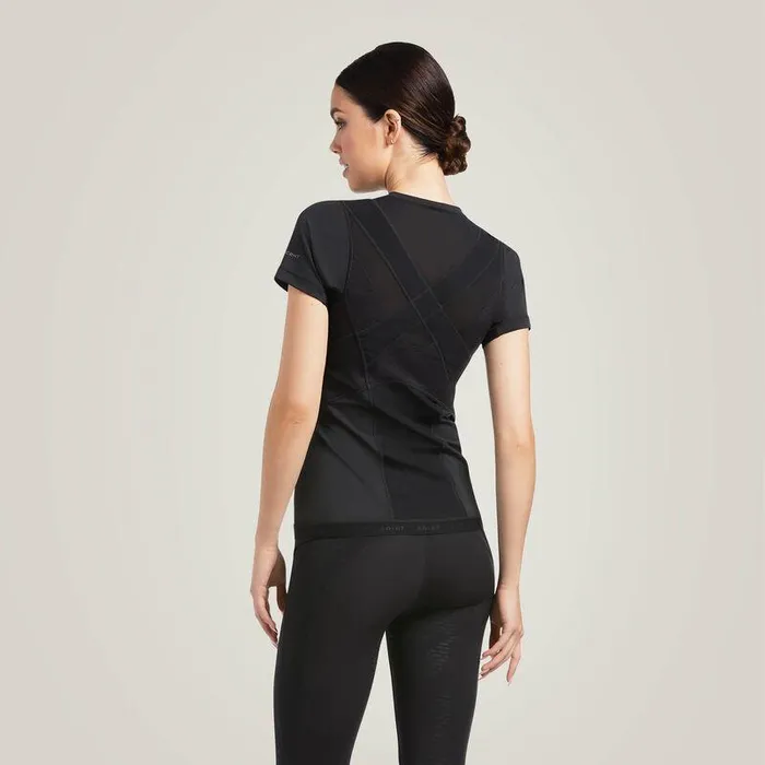 Women TShirts and Tops Ariat Ascent 14 Zip Baselayer Black Women TShirts and Tops Ariat Ascent 14 Zip Baselayer Black