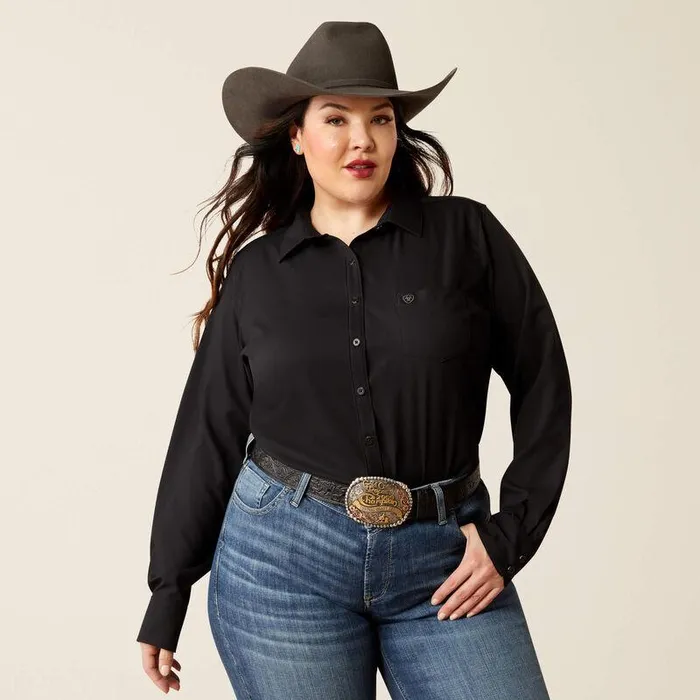 Women TShirts and Tops Ariat Kirby Pro Shirt Black