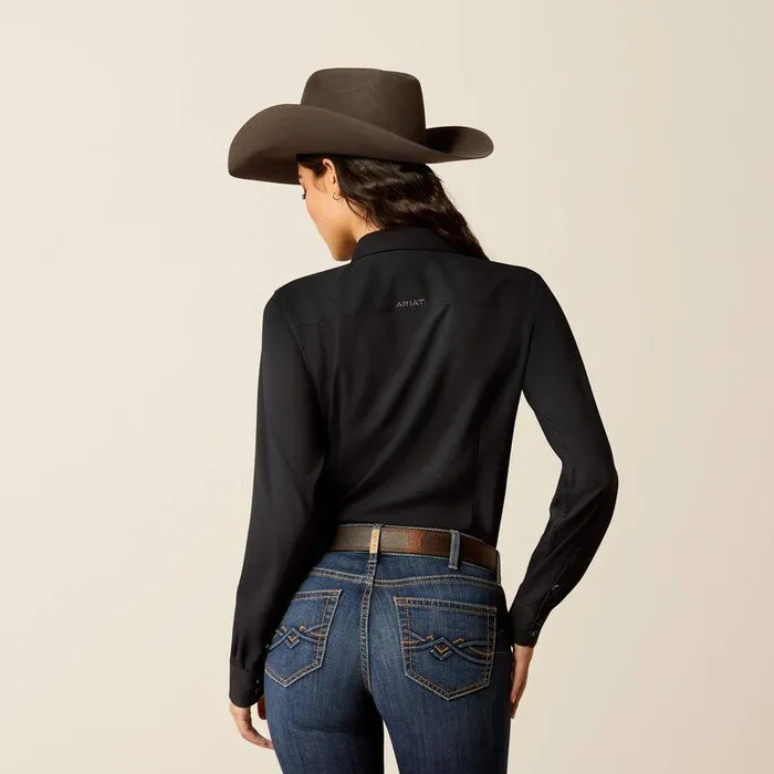 Women TShirts and Tops Ariat Kirby Pro Shirt Black