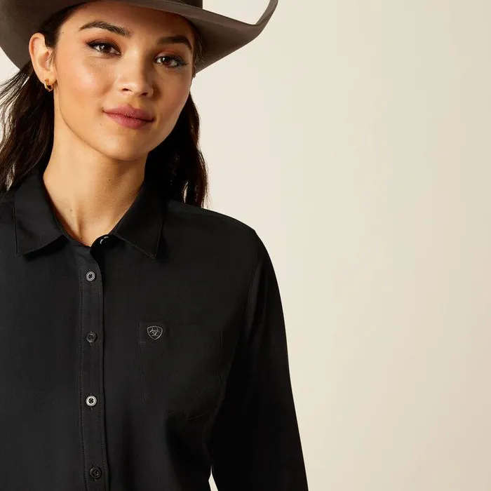 Women TShirts and Tops Ariat Kirby Pro Shirt Black