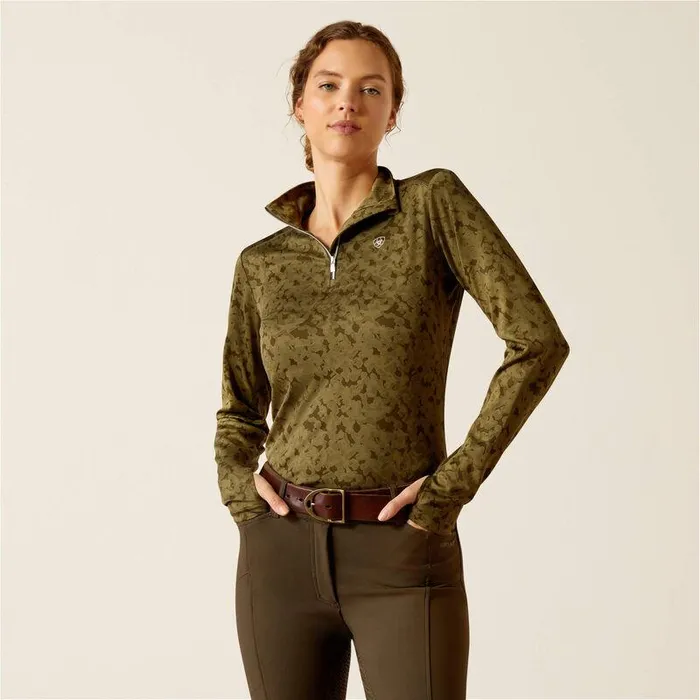 Women TShirts and Tops Ariat Prophecy 14 Zip Baselayer Relic
