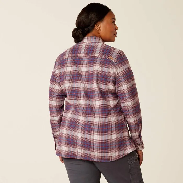 Women TShirts and Tops Ariat Rebar Flannel DuraStretch Work Shirt Pearl Grey Women TShirts and Tops Ariat Rebar Flannel DuraStretch Work Shirt Pearl Grey