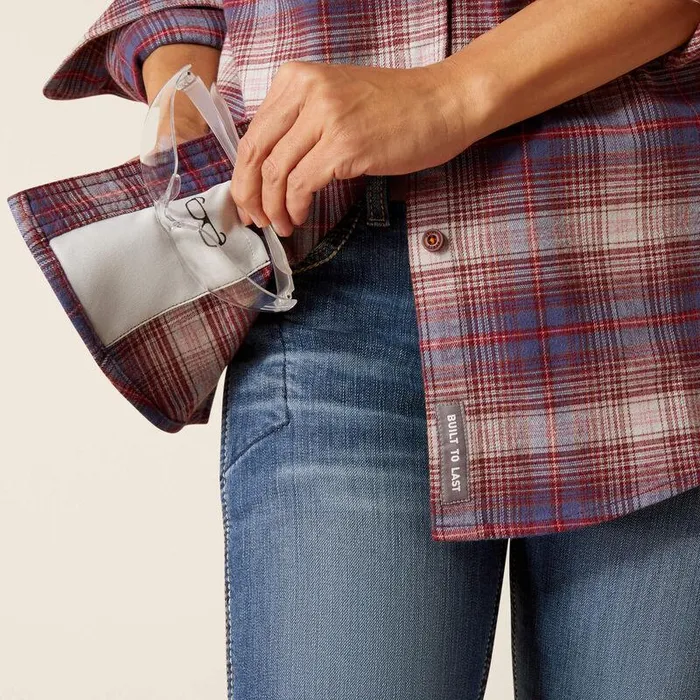 Women TShirts and Tops Ariat Rebar Flannel DuraStretch Work Shirt Pearl Grey Women TShirts and Tops Ariat Rebar Flannel DuraStretch Work Shirt Pearl Grey