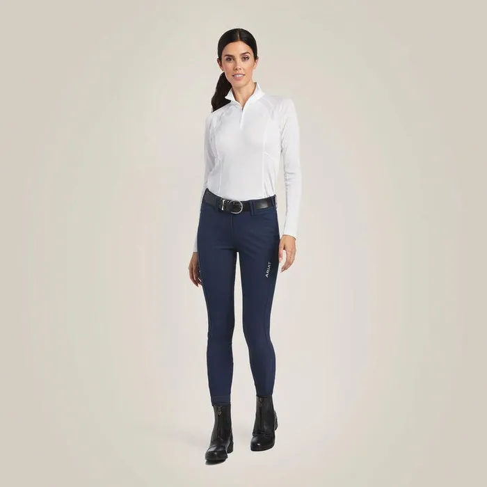 Women TShirts and Tops Ariat Sunstopper 20 14 Zip Baselayer White Women TShirts and Tops Ariat Sunstopper 20 14 Zip Baselayer White