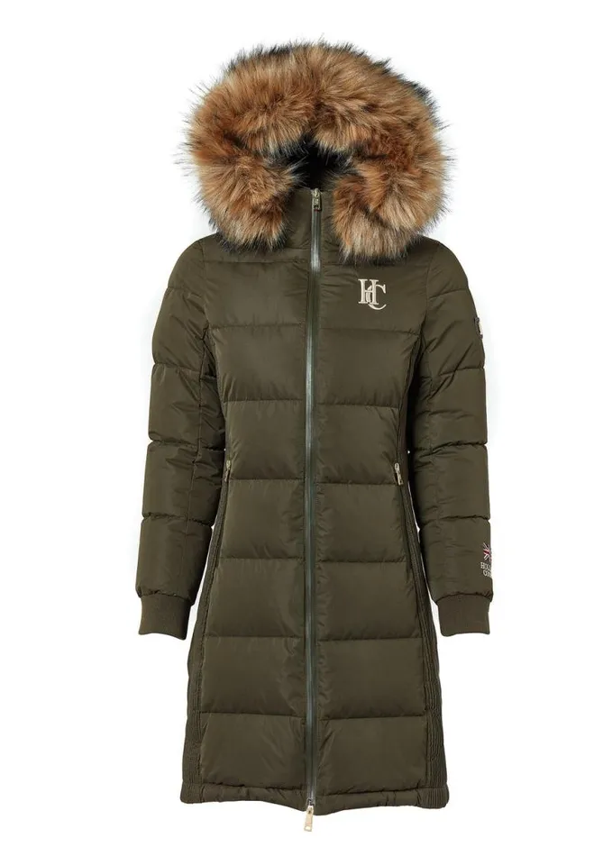 Women Team Padded Coat Khaki Holland Cooper Coats
