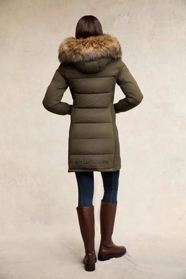 Women Team Padded Coat Khaki Holland Cooper Coats