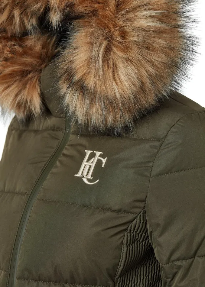 Women Team Padded Coat Khaki Holland Cooper Coats