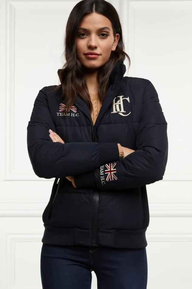 Women Team Padded Jacket Ink Navy Holland Cooper Jackets