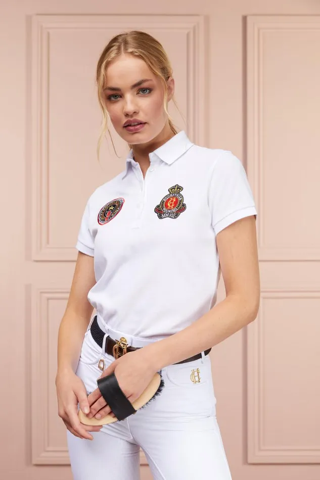 Women Team Polo Shirt White Holland Cooper Polo Shirts Women Team Polo Shirt White Holland Cooper Polo Shirts