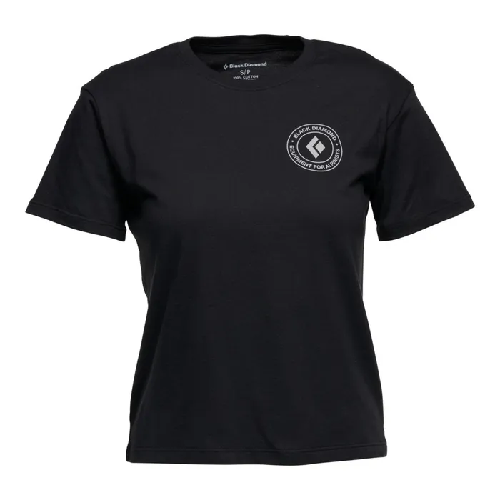 Women Tees and Tanks Black Diamond Circle Logo Tee