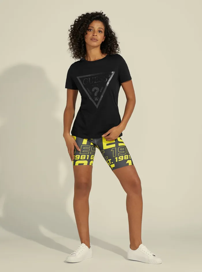 Women Tees and Tanks GUESS Eco Black Adele Active Tshirt Women Tees and Tanks GUESS Eco Black Adele Active Tshirt