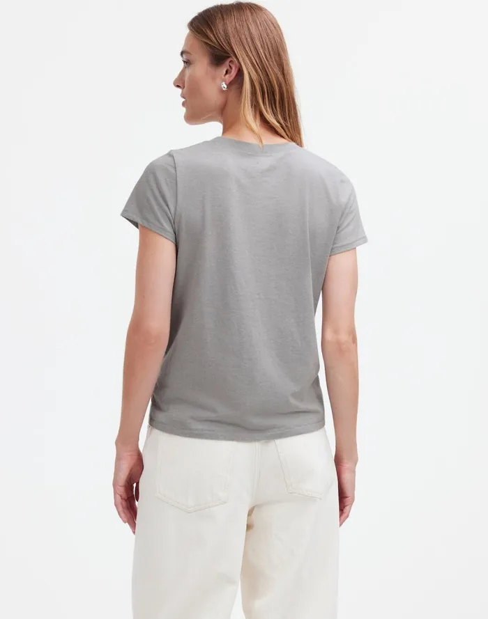 Women Tees Madewell Northside Vintage Tee Light Hthr Grey