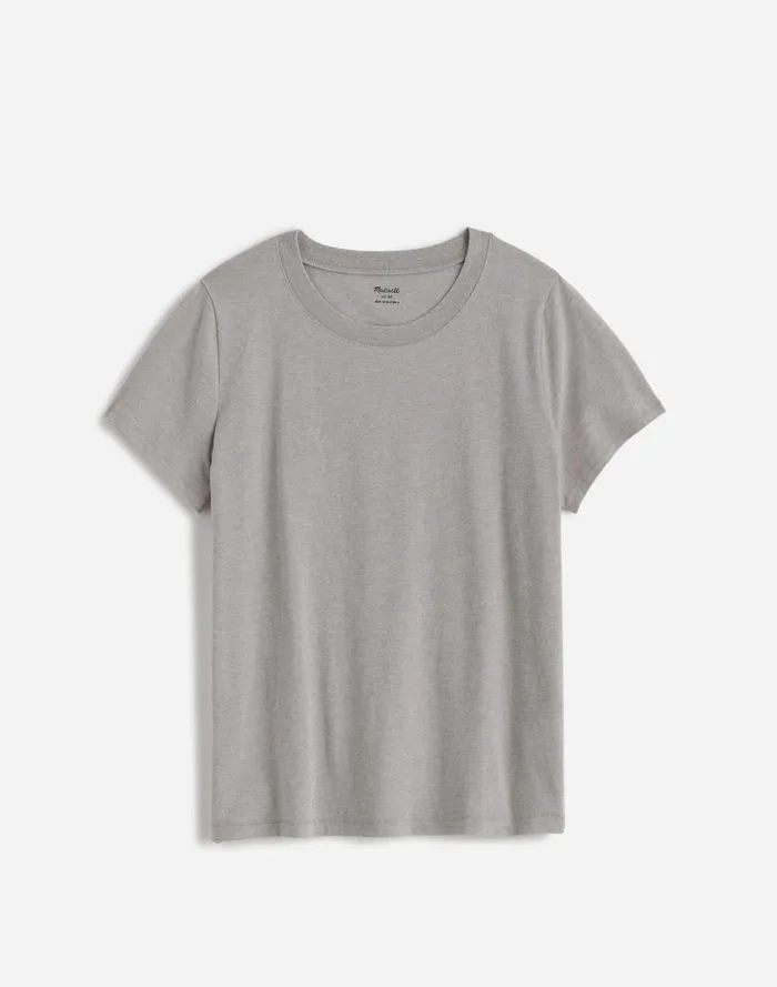 Women Tees Madewell Northside Vintage Tee Light Hthr Grey