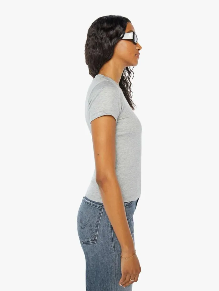 Women Tees Tanks Mother Denim Baby Tee Grey open