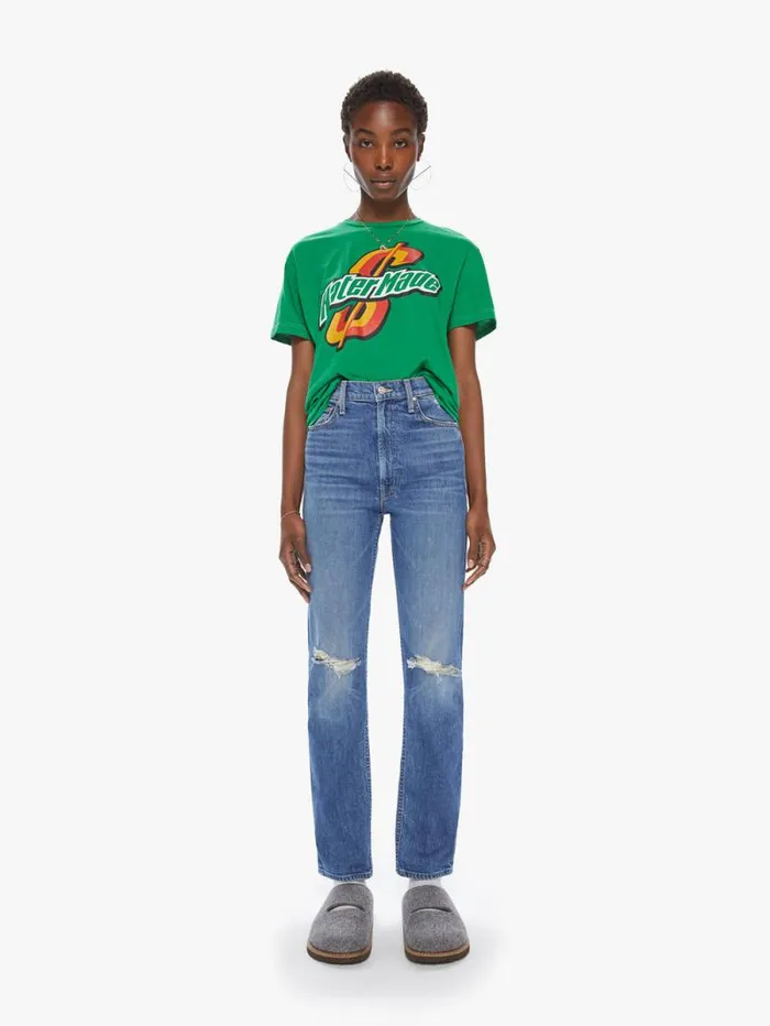Women Tees Tanks Mother Denim Hatermade Tee Green