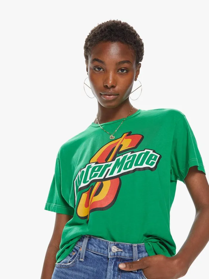 Women Tees Tanks Mother Denim Hatermade Tee Green