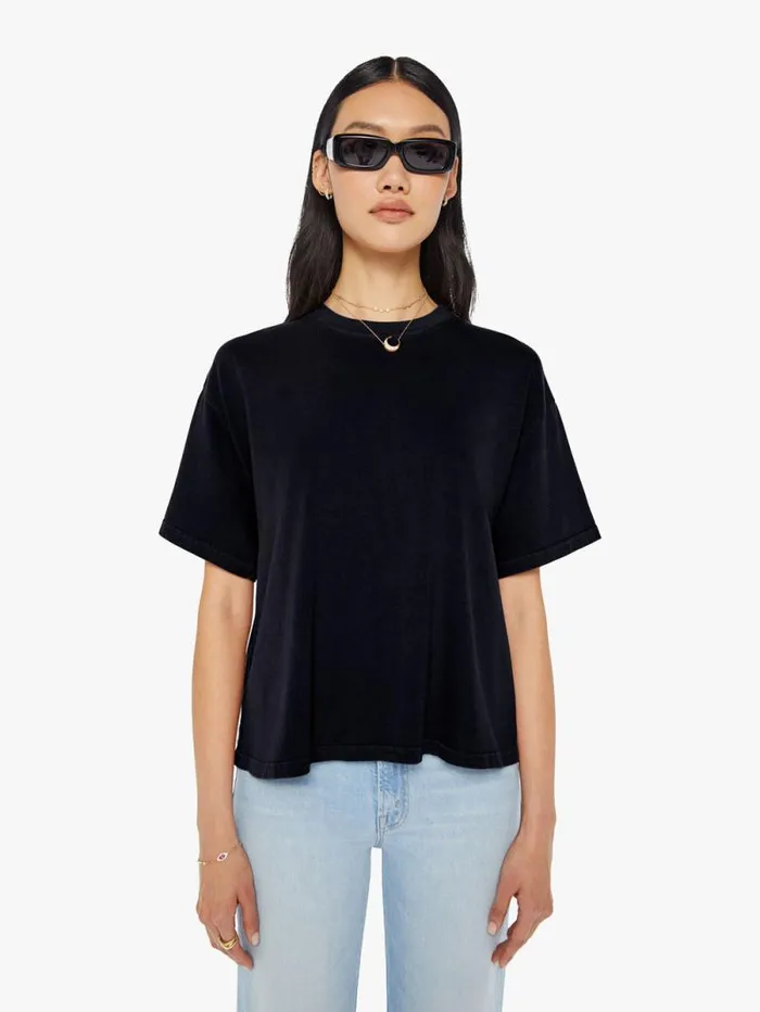 Women Tees Tanks Mother Denim Palmer Tee Black
