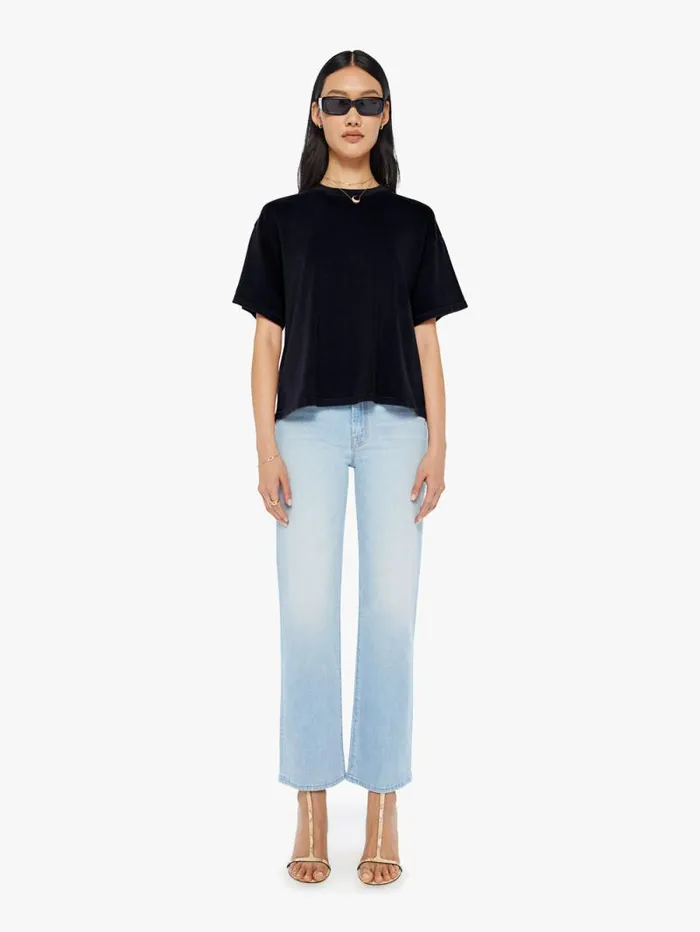 Women Tees Tanks Mother Denim Palmer Tee Black