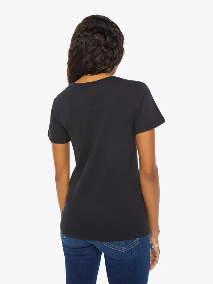 Women Tees Tanks Mother Denim Pisces Zodiac Tee Black