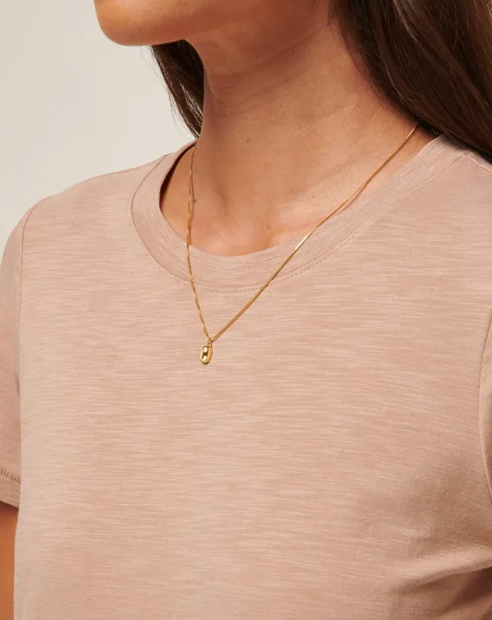 Women Tees TravisMathew CLOUD JERSEY TEE Natural