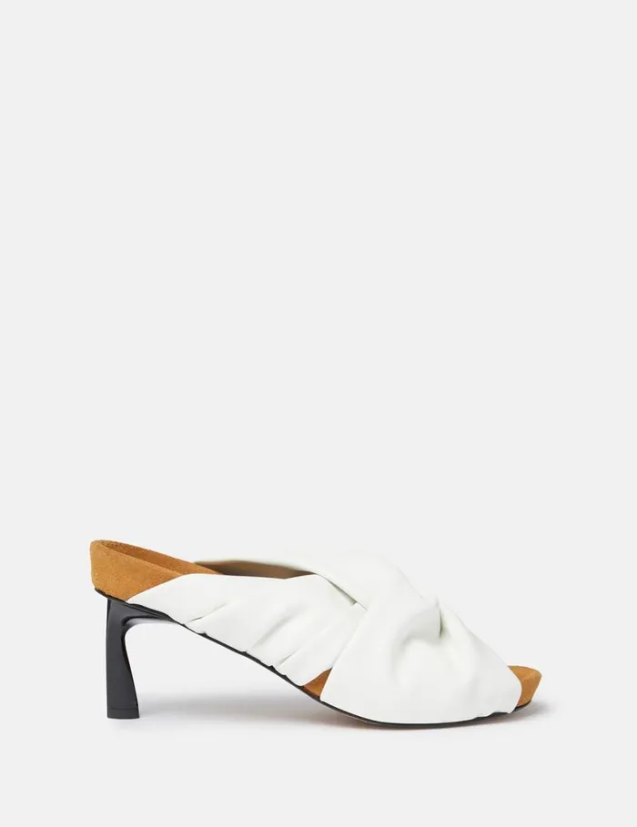 Women Terra Twisted AlterMat Mules Pure White Stella McCartney Heels
