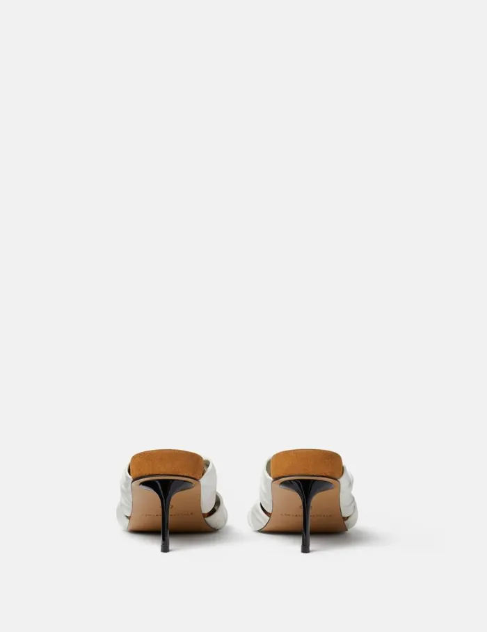 Women Terra Twisted AlterMat Mules Pure White Stella McCartney Heels Women Terra Twisted AlterMat Mules Pure White Stella McCartney Heels