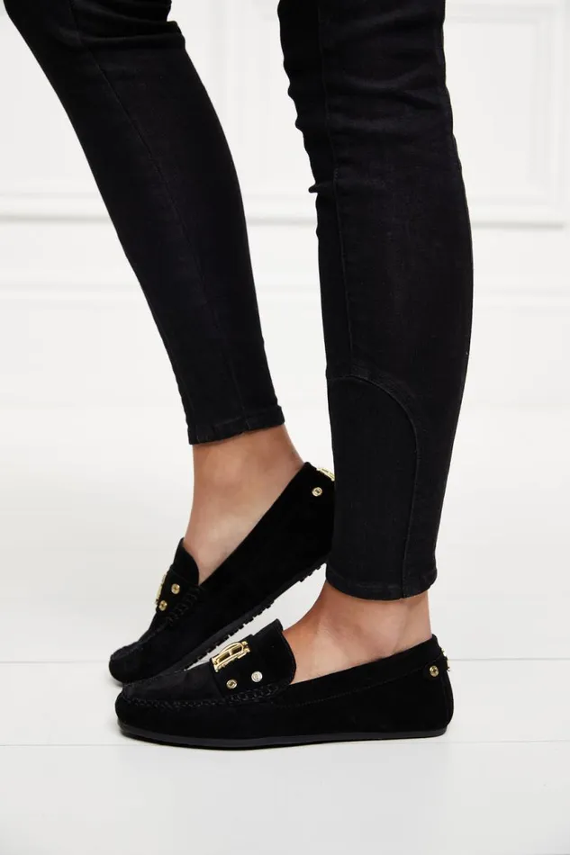 Women The Driving Loafer Black Holland Cooper Loafers