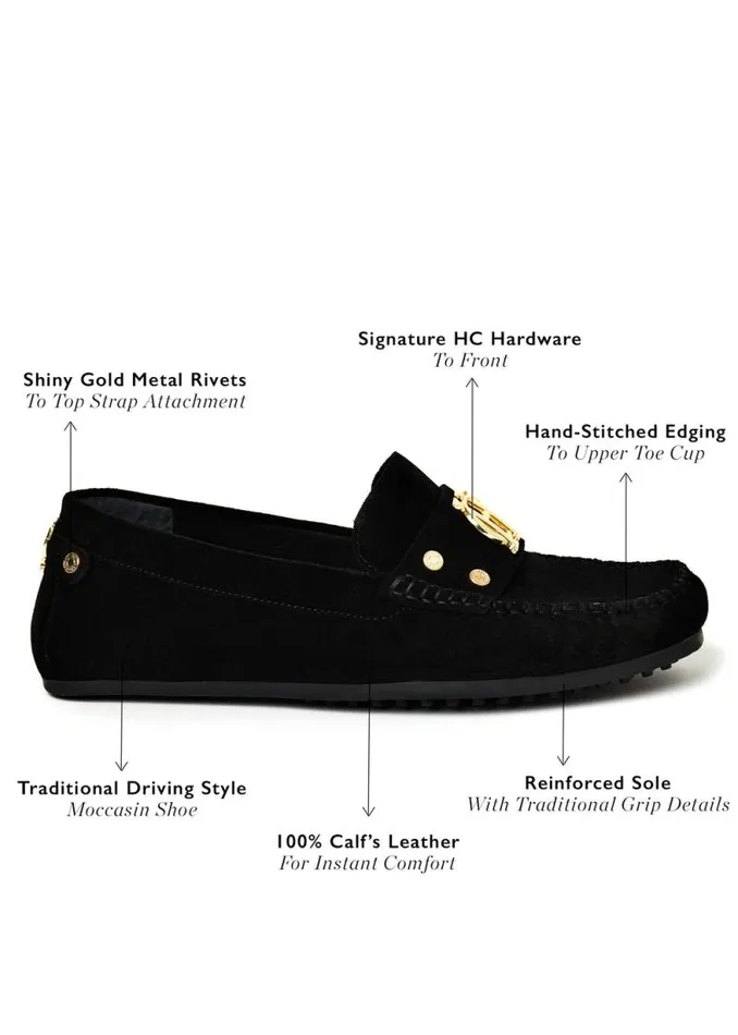 Women The Driving Loafer Black Holland Cooper Loafers
