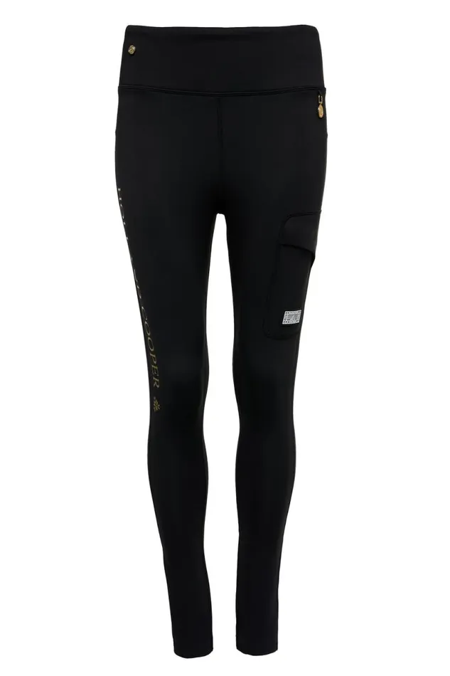 Women Thermal Ski Leggings Black Holland Cooper Knitwear And Thermals