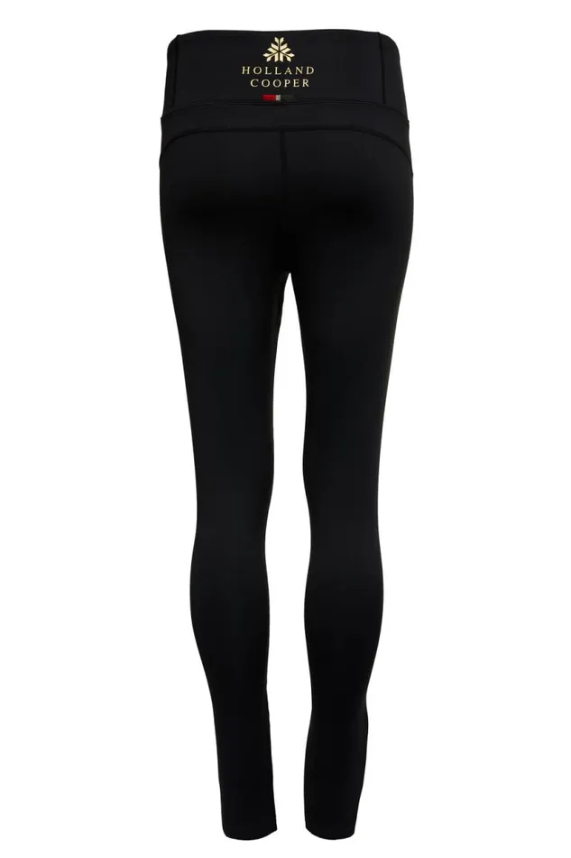 Women Thermal Ski Leggings Black Holland Cooper Knitwear And Thermals