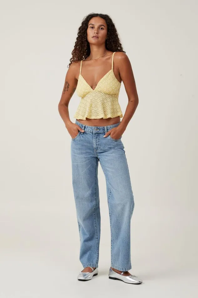Women Tops Cotton On Luna Babydoll Cami Soft Butter