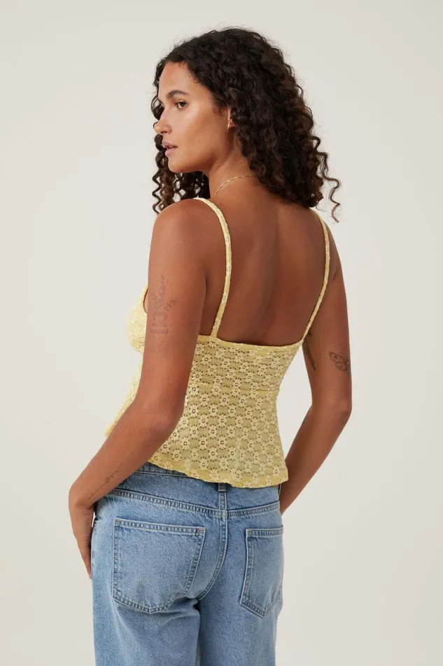 Women Tops Cotton On Luna Babydoll Cami Soft Butter