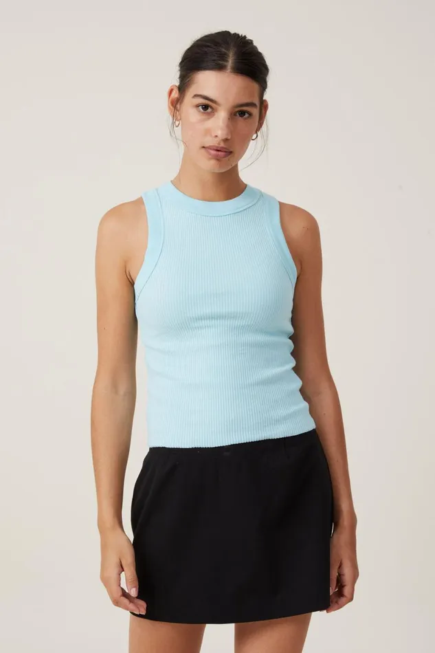 Women Tops Cotton On The 91 Tank Seaspray