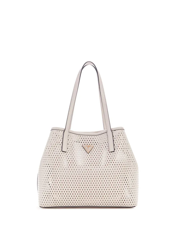 Women Tote Bags GUESS Stone Woven Vikky Tote Bag