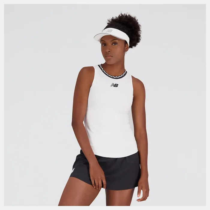 Women Tournament Tank White New Balance Shirts
