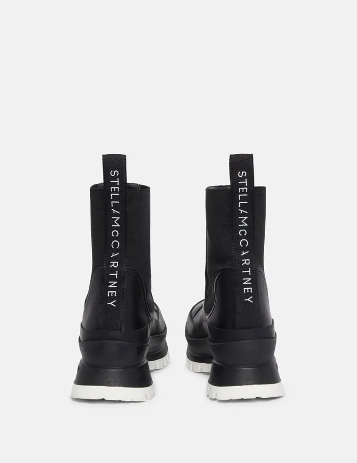 Women Trace Chelsea Boots Blackwhite Stella McCartney Boots
