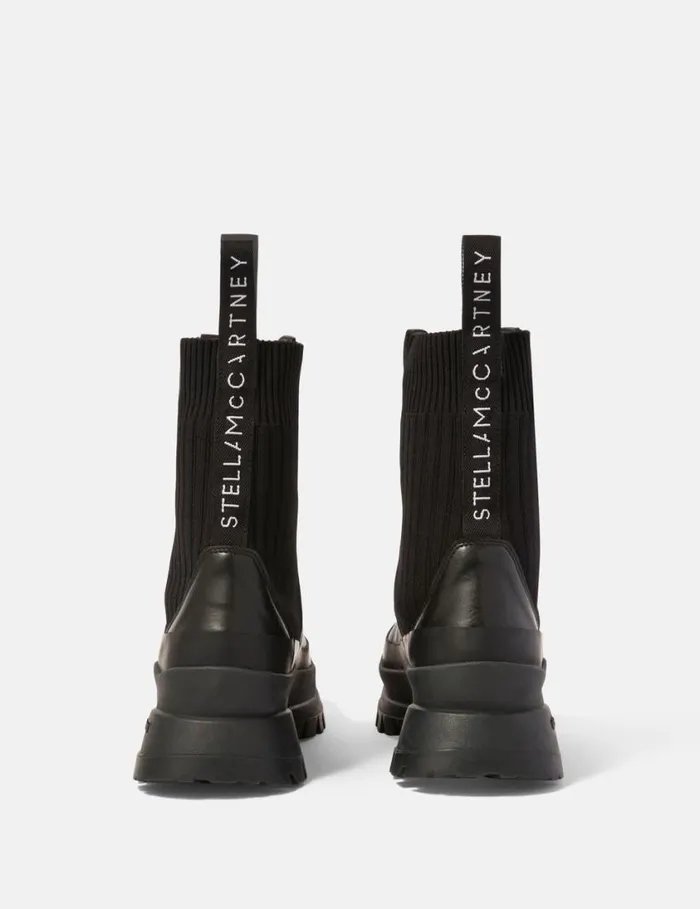 Women Trace LaceUp Biker Boots Black Stella McCartney Boots Women Trace LaceUp Biker Boots Black Stella McCartney Boots