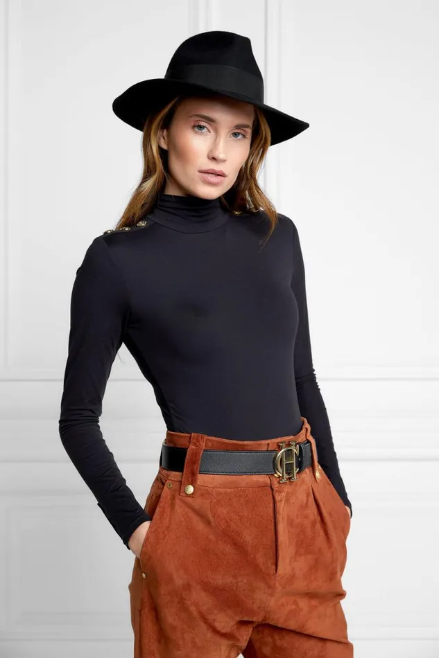 Women Trilby Hat Gold Feather Black Holland Cooper Hats and Headbands Women Trilby Hat Gold Feather Black Holland Cooper Hats and Headbands