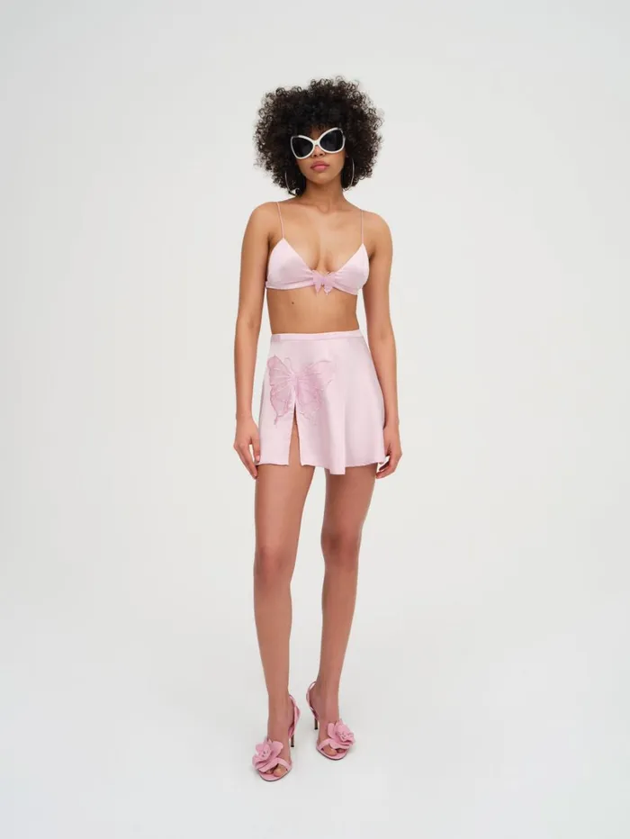 Women Truette Bralette Top Pink For Love and Lemons Tops Women Truette Bralette Top Pink For Love and Lemons Tops