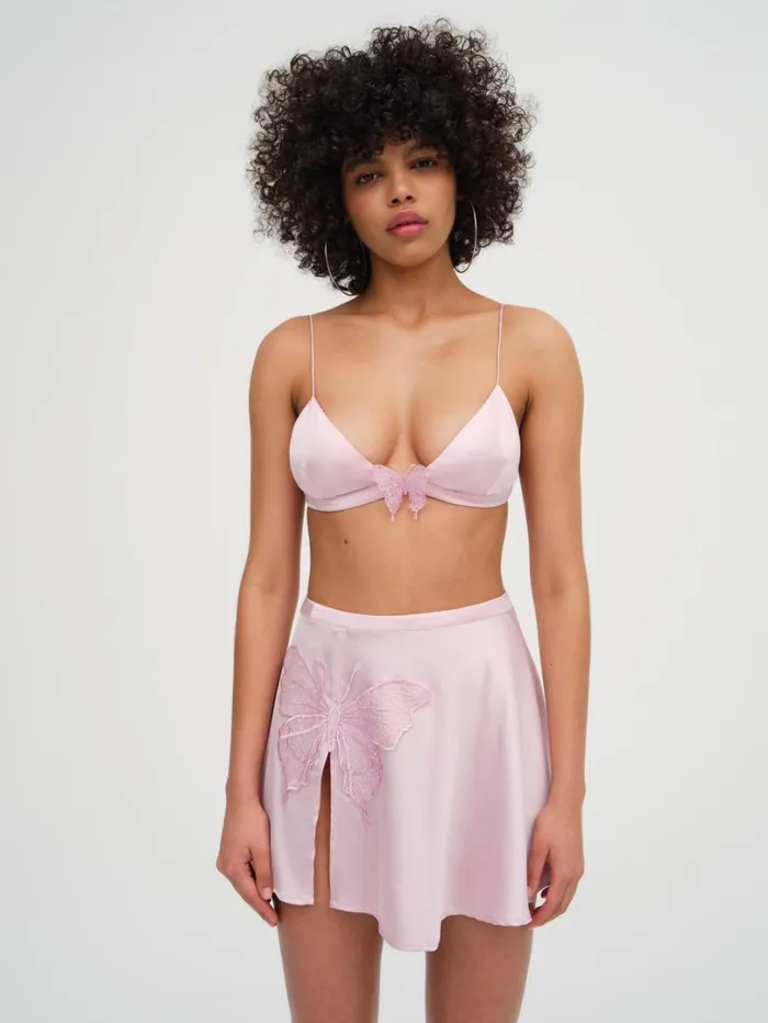 Women Truette Bralette Top Pink For Love and Lemons Tops Women Truette Bralette Top Pink For Love and Lemons Tops