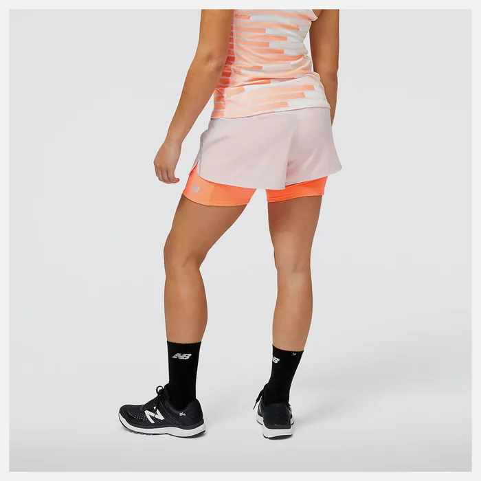 Women United Airlines NYC Half Printed Impact Run 2in1 Short Stone Pink New Balance Shorts Women United Airlines NYC Half Printed Impact Run 2in1 Short Stone Pink New Balance Shorts