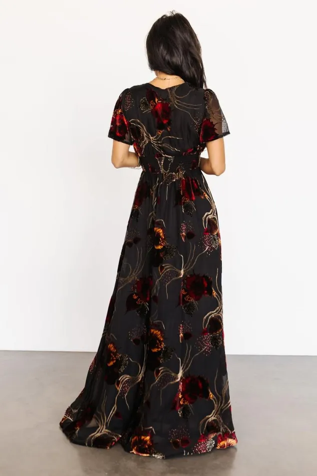 Women Valen Maxi Dress Black Multi Baltic Born The Guest Edit Women Valen Maxi Dress Black Multi Baltic Born The Guest Edit